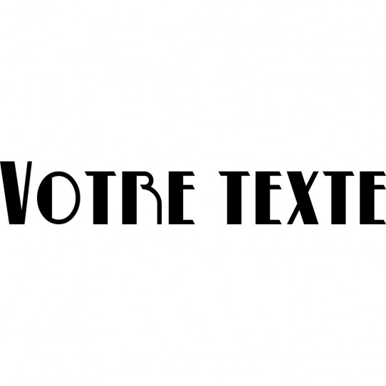 Stickers texte personnalisé