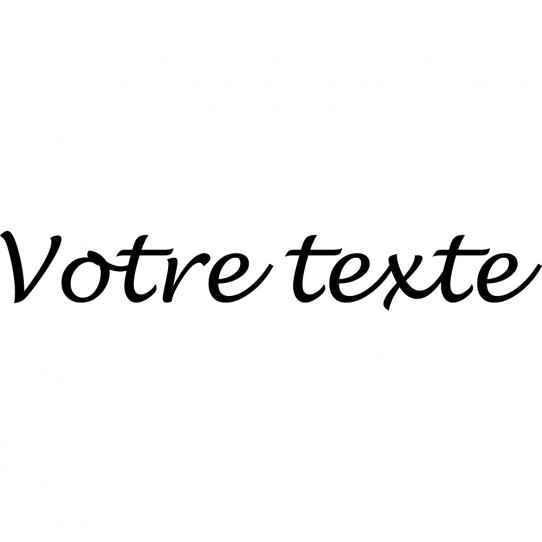 Stickers texte personnalisé