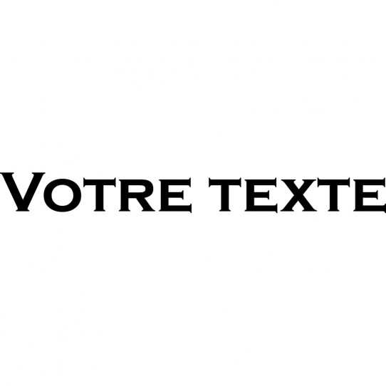Stickers texte personnalisé