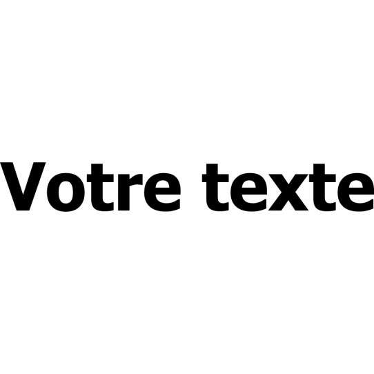 Stickers texte personnalisé