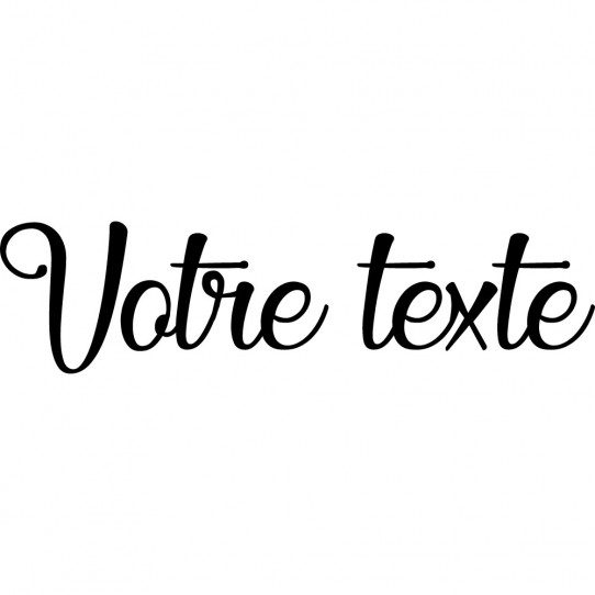 Stickers texte personnalisé