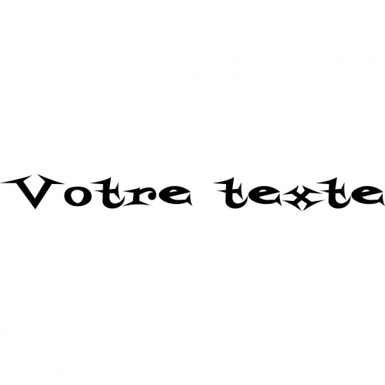 Stickers texte personnalisé