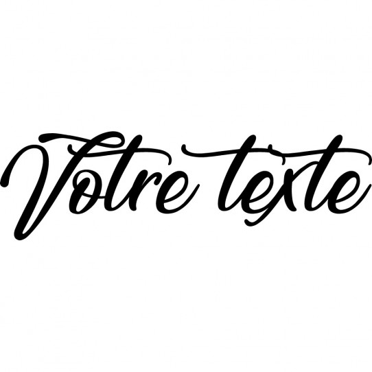 Stickers texte personnalisé