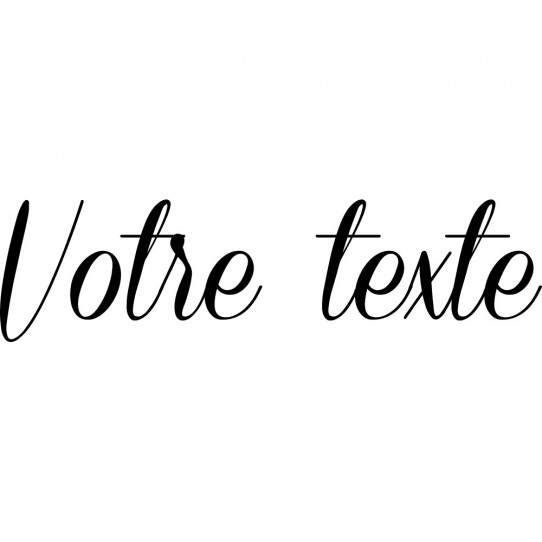 Stickers texte personnalisé