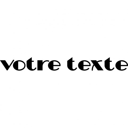 Stickers texte personnalisé
