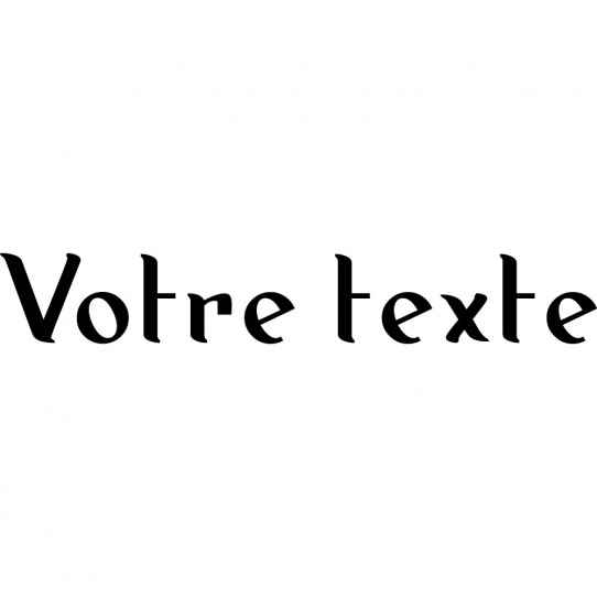 Stickers texte personnalisé