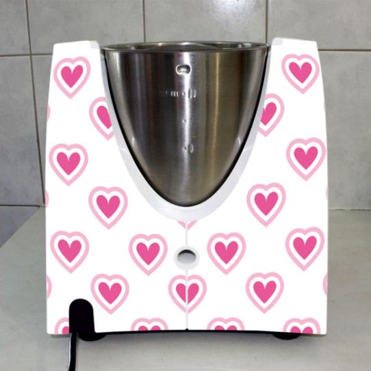 Stickers Thermomix TM31 Coeur en folie 4 