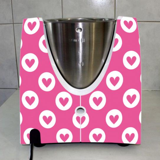 Stickers Thermomix TM31 Coeur en folie 5 