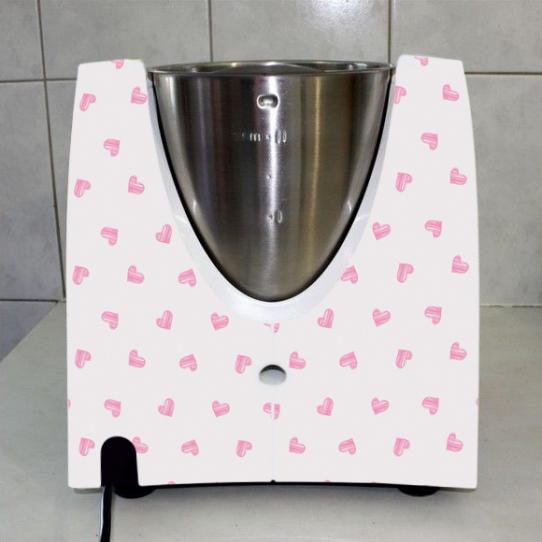Stickers Thermomix TM31 Coeur rose 