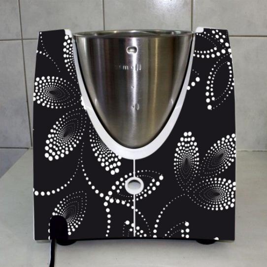 Stickers Thermomix TM31  Fleur graphicque 2 