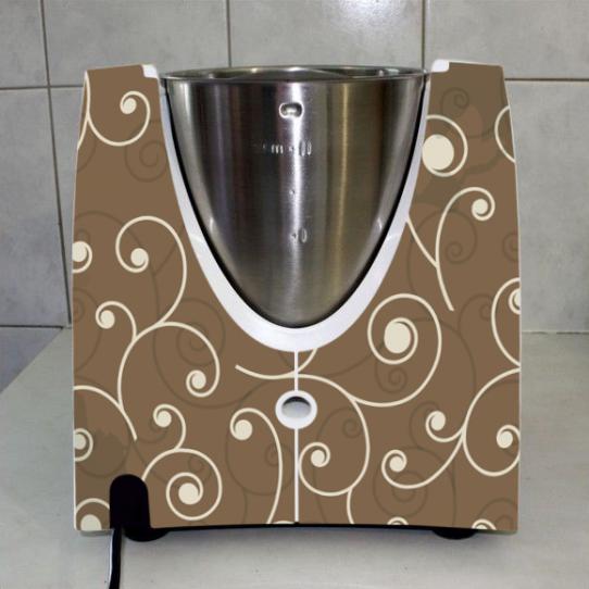 Stickers Thermomix TM31  Liseret beige 
