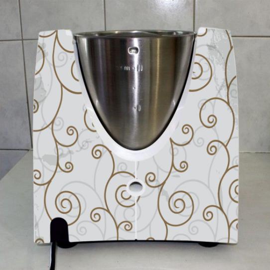 Stickers Thermomix TM31  Liseret doré 