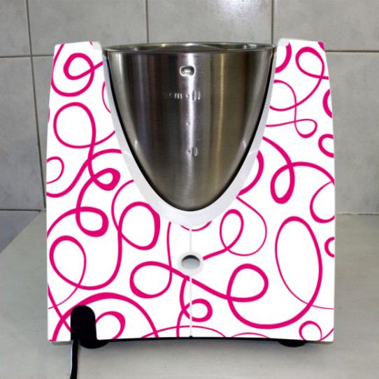 Stickers Thermomix TM31 Liseret fushia 