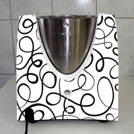 Stickers Thermomix TM31 Liseret noir 
