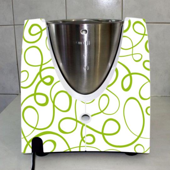 Stickers Thermomix TM31 Liseret vert 