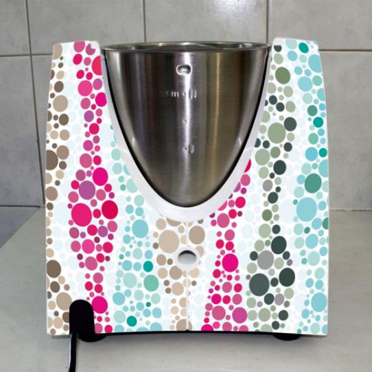 Stickers Thermomix TM31 Mosaique en couleur 