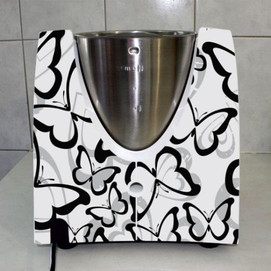 Stickers Thermomix TM31 Papillon en folie 2 