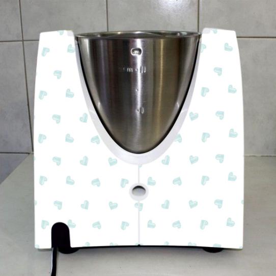Stickers Thermomix TM31 Pluie de coeur 