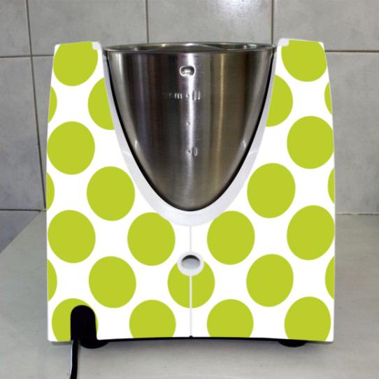 Stickers Thermomix TM31 Pois vert 2 