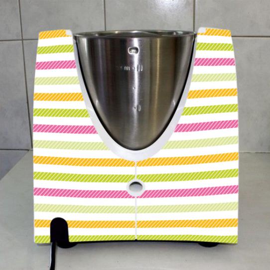 Stickers Thermomix TM31 Rayé multicolor 2 