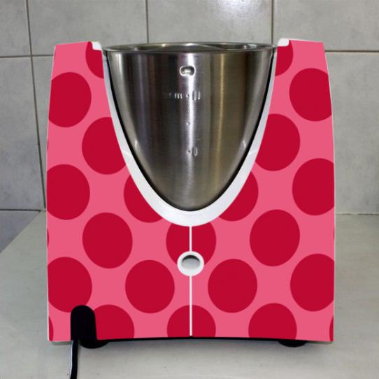 Stickers Thermomix TM31 Rond rouge 2 