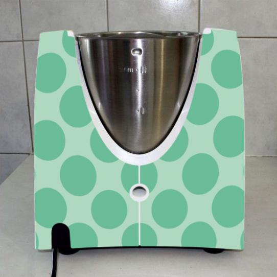 Stickers Thermomix TM31  Rond vert 