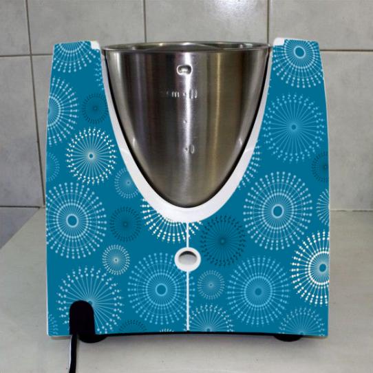 Stickers Thermomix TM31  Roue bleue 