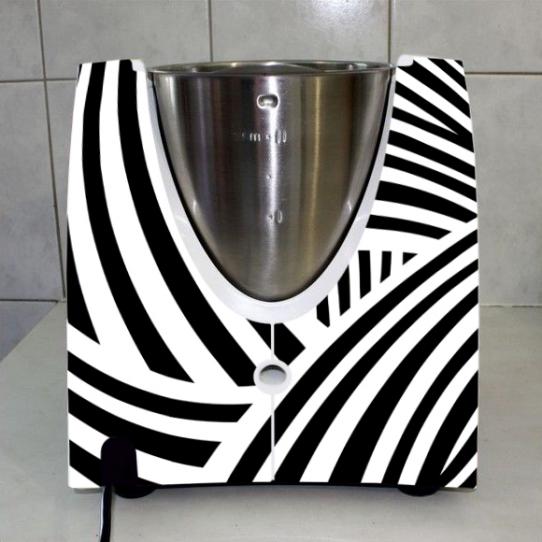 Stickers Thermomix TM31  zébré 3 