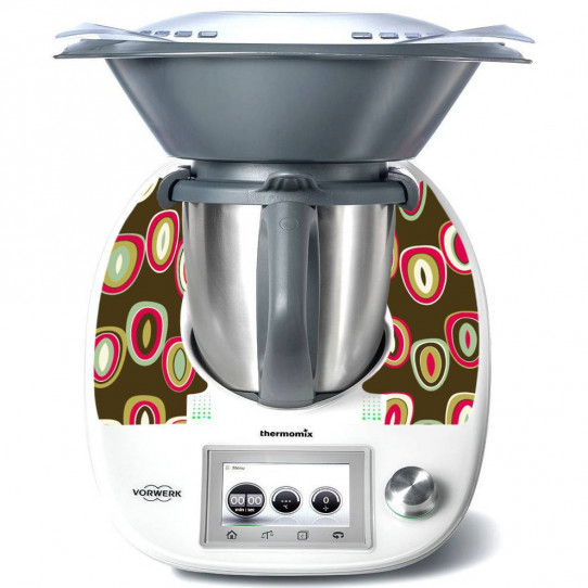 Stickers Thermomix TM5 Rond abstrait  