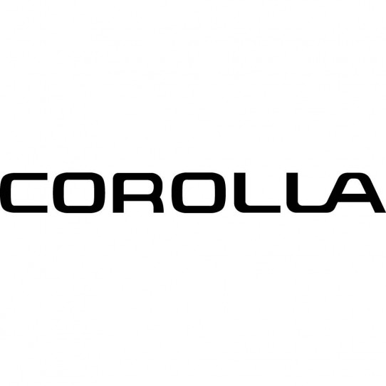Stickers toyota corolla
