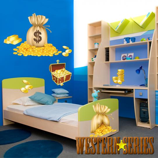 Autocollant Stickers enfant tresor