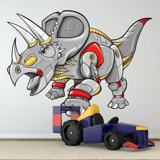 Autocollant Stickers enfant triceratops