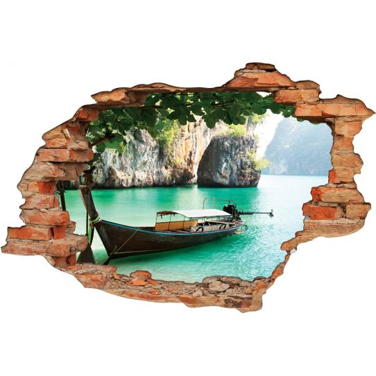 Stickers Trompe l'oeil 3D
