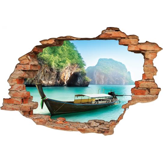 Stickers Trompe l'oeil 3D