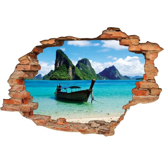 Stickers Trompe l'oeil 3D