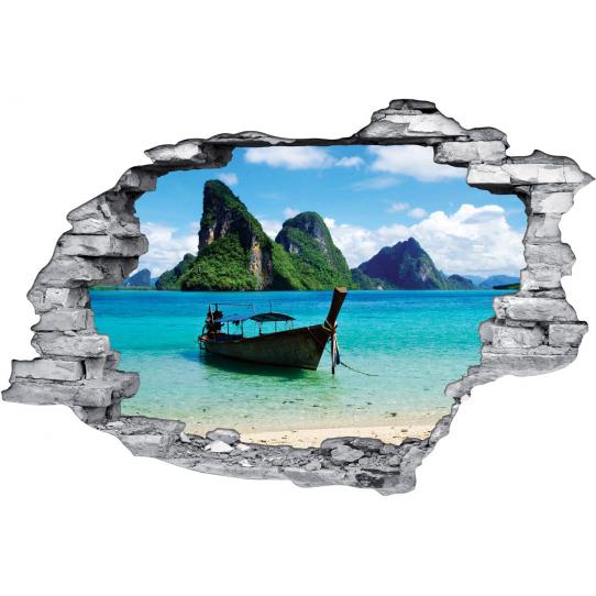 Stickers Trompe l'oeil 3D