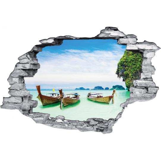 Stickers Trompe l'oeil 3D