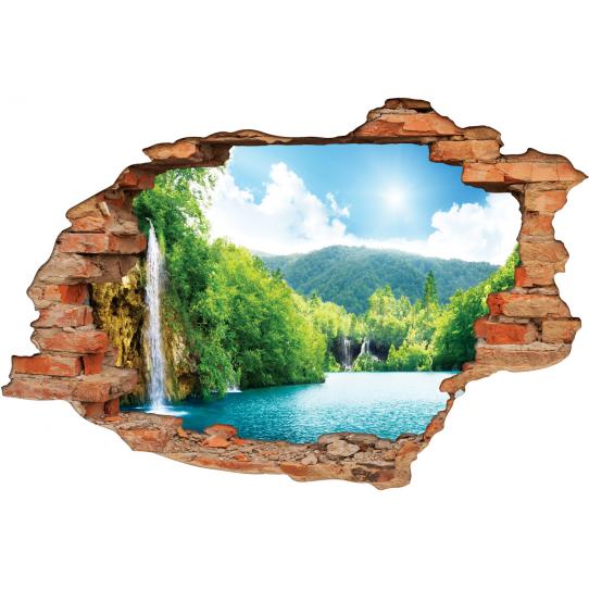 Stickers Trompe l'oeil 3D