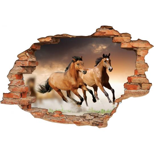 Stickers Trompe l'oeil 3D