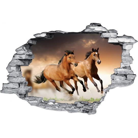 Stickers Trompe l'oeil 3D