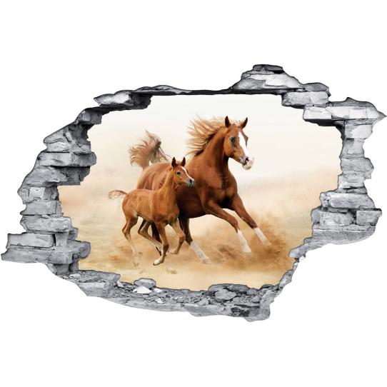 Stickers Trompe l'oeil 3D