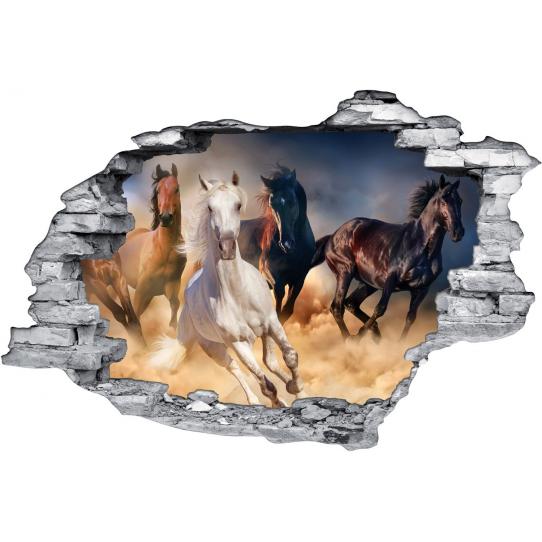 Stickers Trompe l'oeil 3D