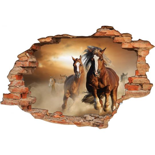 Stickers Trompe l'oeil 3D