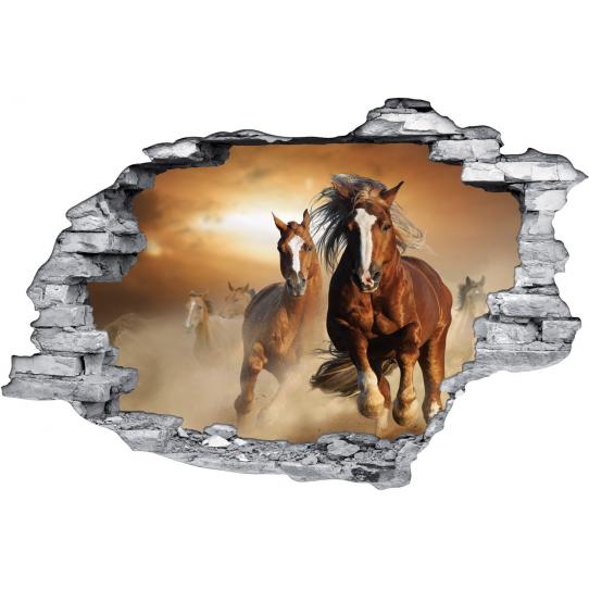 Stickers Trompe l'oeil 3D