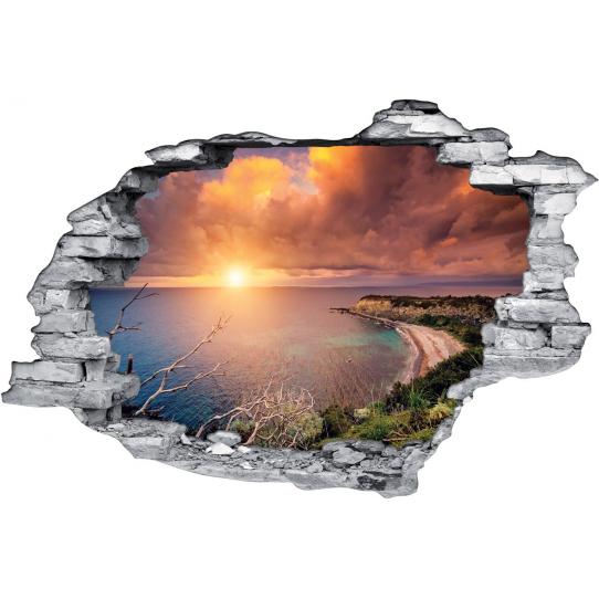 Stickers Trompe l'oeil 3D