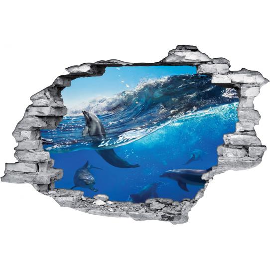 Stickers Trompe l'oeil 3D