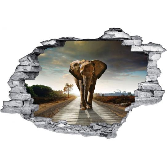Stickers Trompe l'oeil 3D