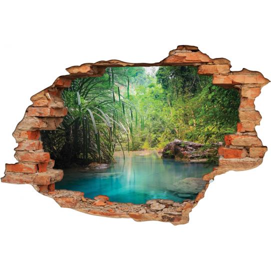 Stickers Trompe l'oeil 3D