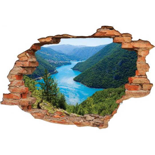 Stickers Trompe l'oeil 3D