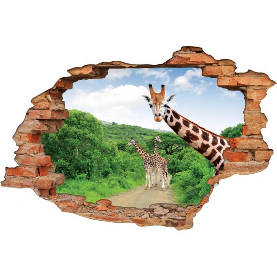 Stickers Trompe l'oeil 3D